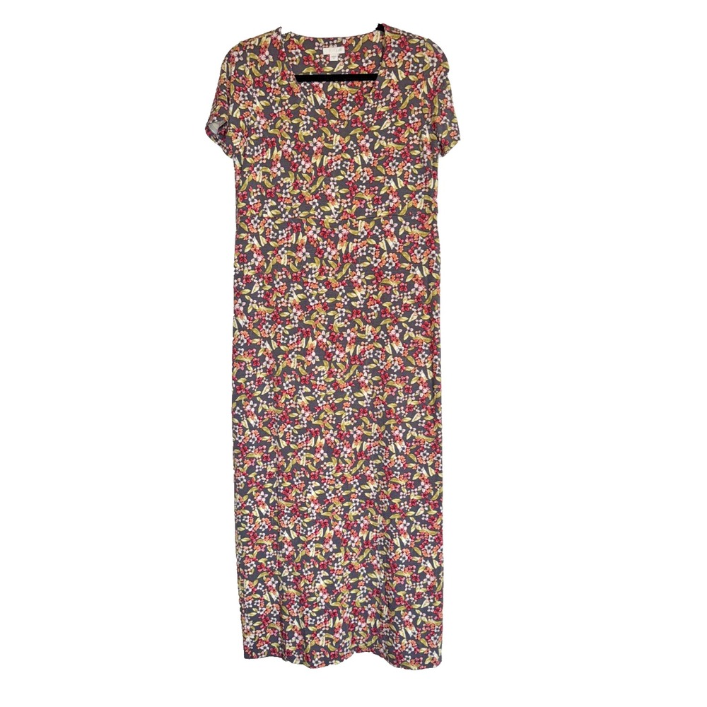 J.Jill Floral Maxi Dress XS Coastal Grandmother Cottagecore‎ Garden Party